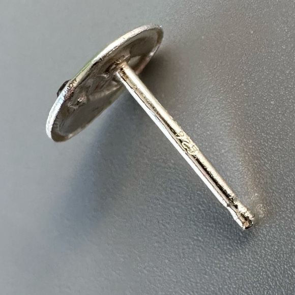 Sterling Silver Alien Stud Earrings - Picture 5 of 13